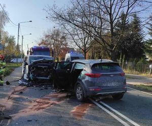 Pięć osób rannych po czołowym zderzeniu w Tarnowie. Kierowca kii miał 1,5 promila