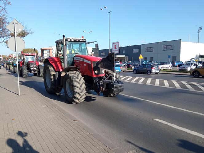 Protest rolników w Grudziądzu