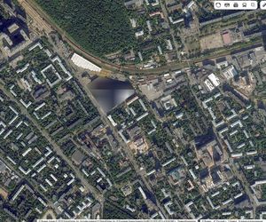 Moskwa na mapach Yandex