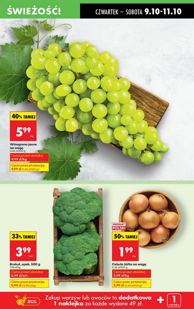 Promocje na weekend w Biedronce
