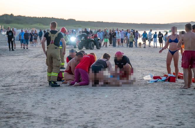 Dramatyczna akcja ratunkowa na plaży w Świnoujściu