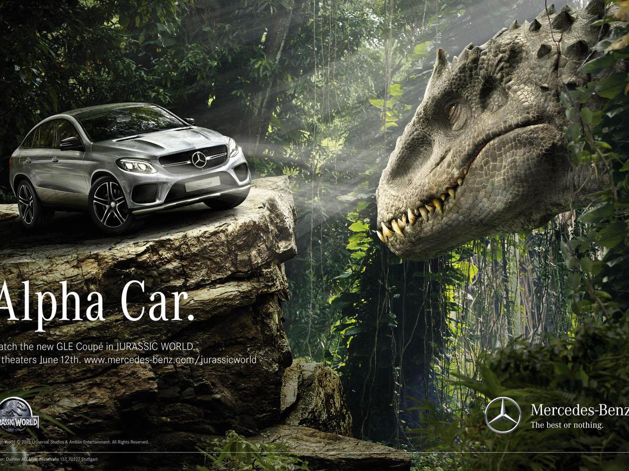 Mercedes w filmie Jurassic World