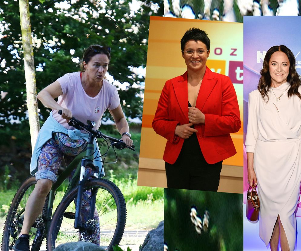 Ewa Drzyzga z mężem na rowerach. Operacje plastyczne nie są dla mnie!