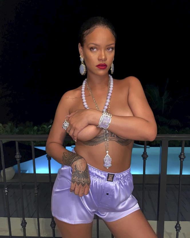 Rihanna robi bieliznę dla panów! Założyłbyś coś takiego?