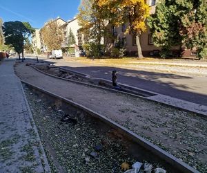 Na ul. Floriańskiej w Siedlcach powstaje nowe rondo ósemkowe i nowa nawierzchnia