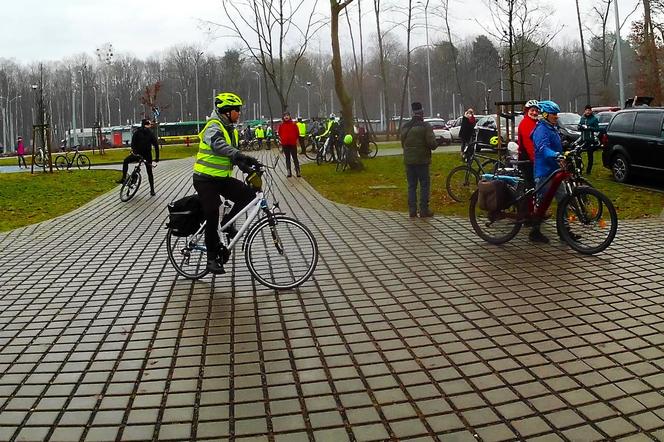 Noworoczny rajd rowerowy nad jezioro Świdwie