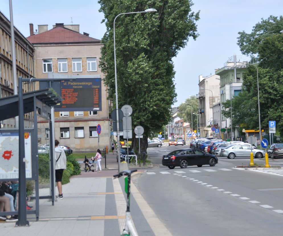 Ulice Paderewskiego - Sienkiewicza w Kielcach