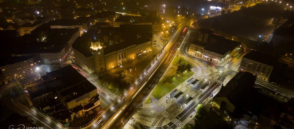 Chorzów z drona