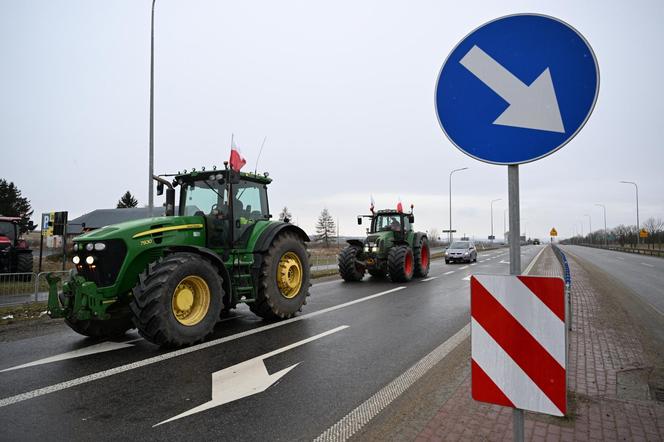 Protest rolników w Medyce