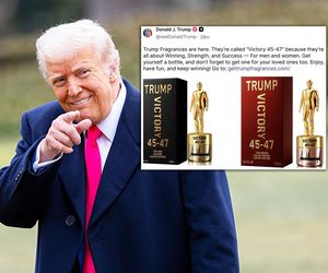 Trumpowie sprzedają mydło i powidło! Koła ratunkowe, bidony i kokardy dla psów