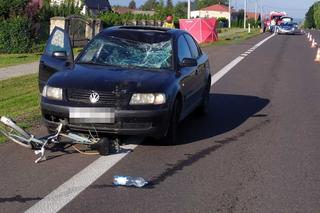 Wielącza. Makabryczna śmierć rowerzysty pod kołami osobówki. Horror na DK74