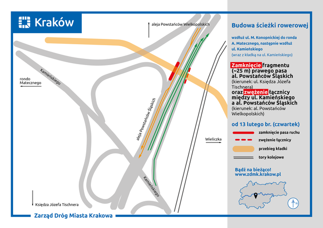 Będą zmiany na al. Powstańców Śląskich