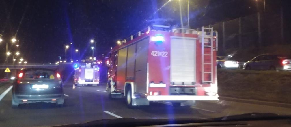 Wypadek na DTŚ w Chorzowie. Potężny korek w stronę Gliwice