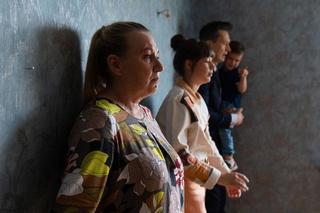 Na dobre i na złe odc. 895: Andrzej Falkowicz (Michał Żebrowski), Edzio (Wiktor Leszczyński), Matylda (Amelia Czaja), Jadzia (Aldona Jankowska)