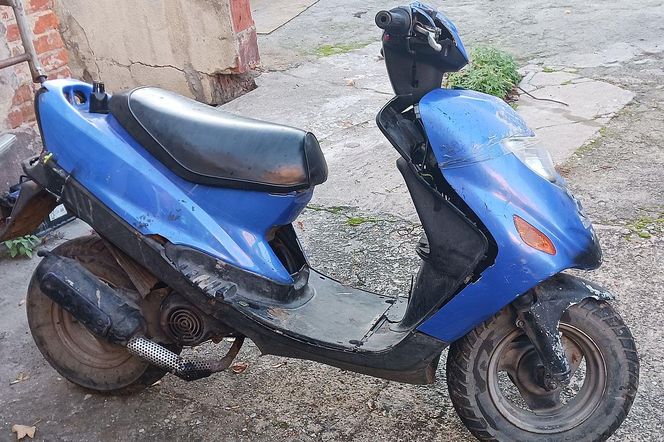 Uciekał przed radiowozem... skuterem