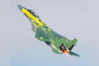 Prototyp F-15EX podczas lotu