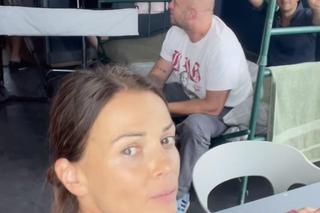 Instagram. Kasia (Katarzyna Glinka) na planie w więzieniu