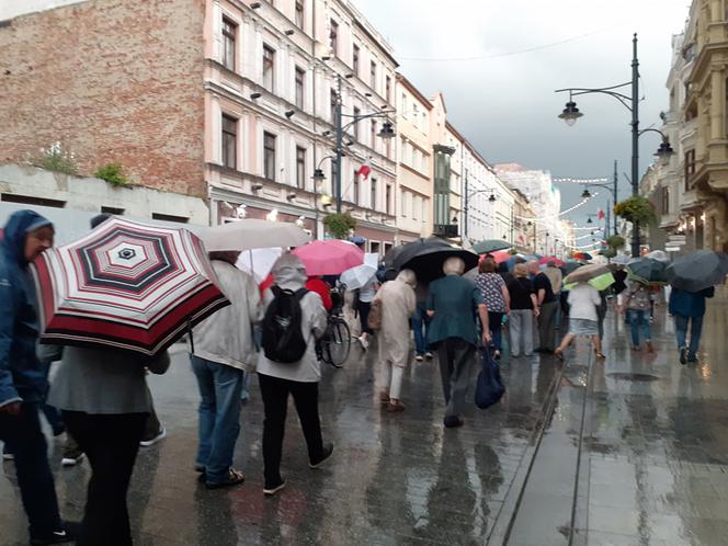 Lex TVN - Protest w Łodzi