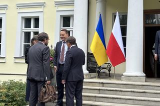Radosław Sikorski przyjął delegację z Ukrainy w Chobielinie