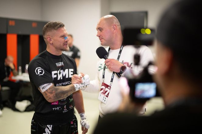 Daniel Nawrocki spotkał się z Tomaszem Adamkiem przed FAME 27