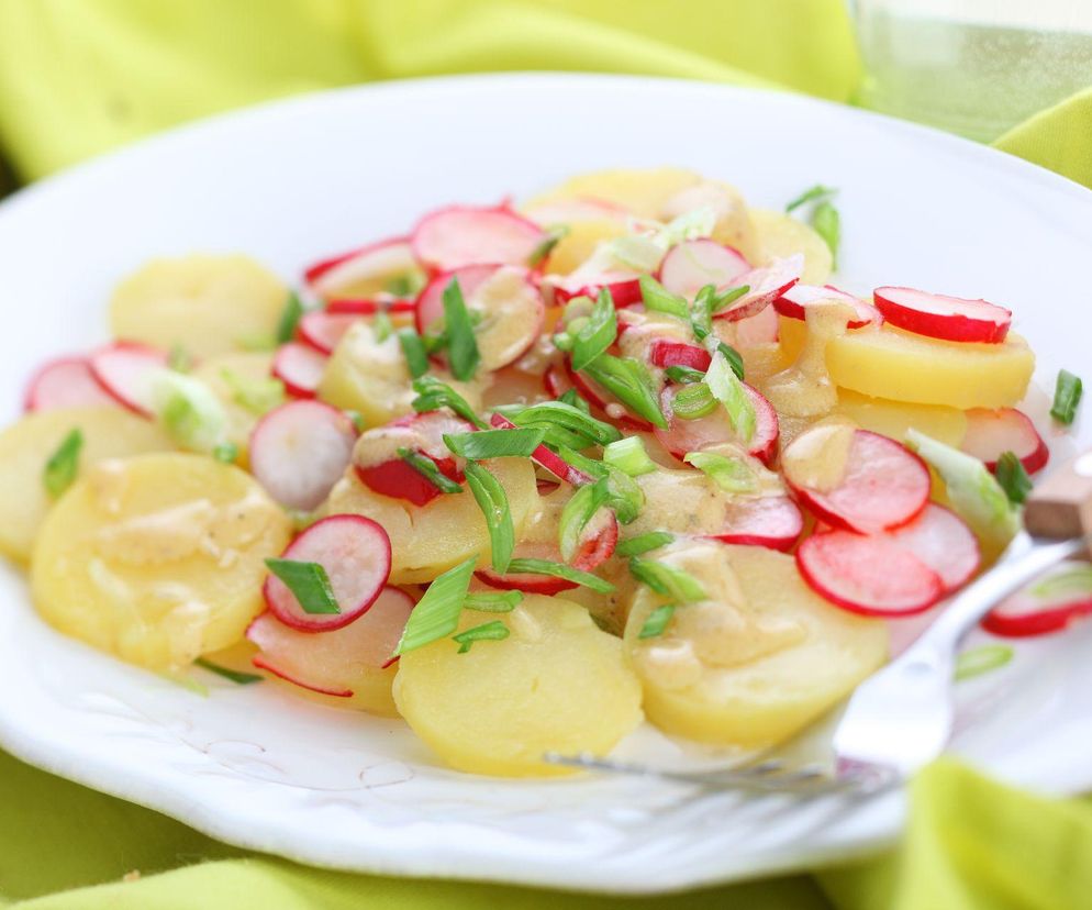 sałatka ziemniaczana z rzodkiewką