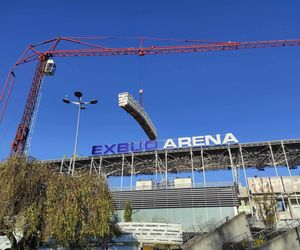 Wymiana dachu Exbud Arena Kielce