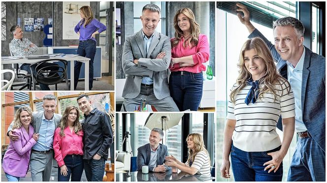 Pierwsza miłość po wakacjach nowy sezon. Artur Kulczycki (Łukasz Płoszajski), Berenika (Maria Konarowska)