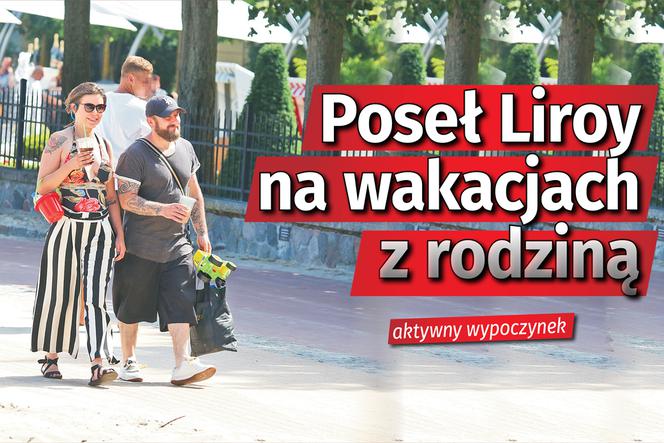 Poseł Liroy na wakacjach z rodziną