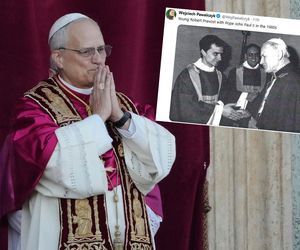 Zdjęcie Leona XIV z Janem Pawłem II. Tak wyglądał nowy papież w młodości