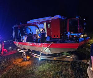 Akcja ratunkowa w Skrzyszowie. Poszukiwania mężczyzny, który miał zniknąć pod wodą