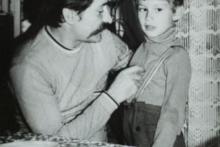 Lech Wałęsa z synem Sławomirem