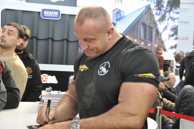 Targi Dach Forum w Kielcach z Mariuszem Pudzianowskim