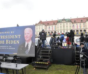 Tak wyglądają Arkady Kubickiego tuż przed przemówieniem Joe Bidena