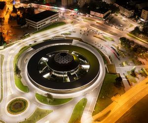 Dworzec autobusowy w Kielcach. Popularne ufo