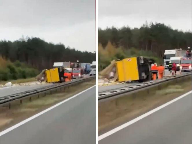 Wypadek na A4 Śląskie