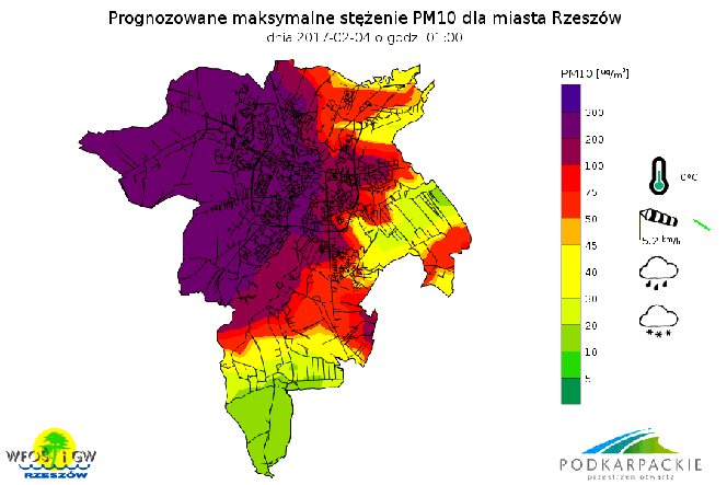 Fatalna jakość powietrza w Rzeszowie