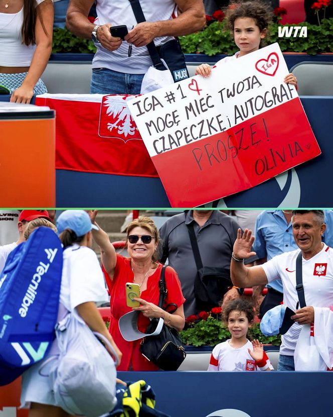 Iga uszczęśliwiła małą Oliwkę