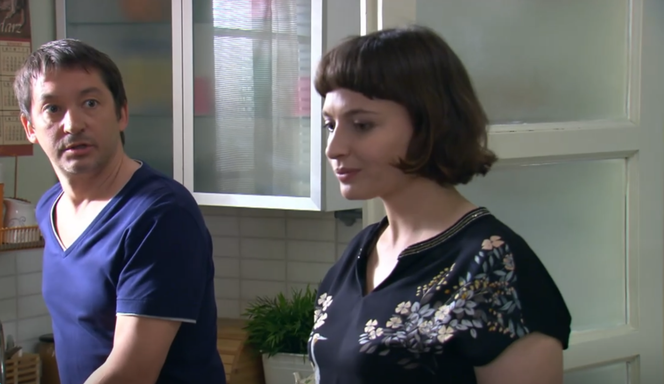 Na Wspólnej, odc. 3325: Bogdan (Wojciech Brzeziński), Joanna (Anna Cieślak)