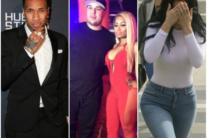 Tyga, Rob Kardashian, Blac Chyna, Kylie Jenner