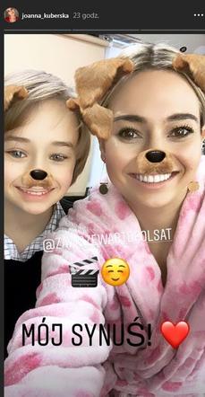 Joanna Kuberska na planie serialu Zawsze warto