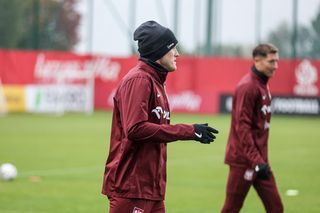 Trening polskich piłkarzy przed meczem z Nową Zelandią i Litwą