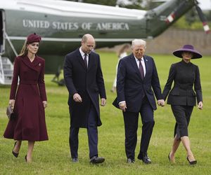 Donald Trump w Wielkiej Brytanii, spotkanie z królem Karolem III