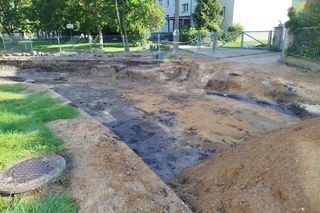 Roboty drogowe na ulicy Błonie w Siedlcach