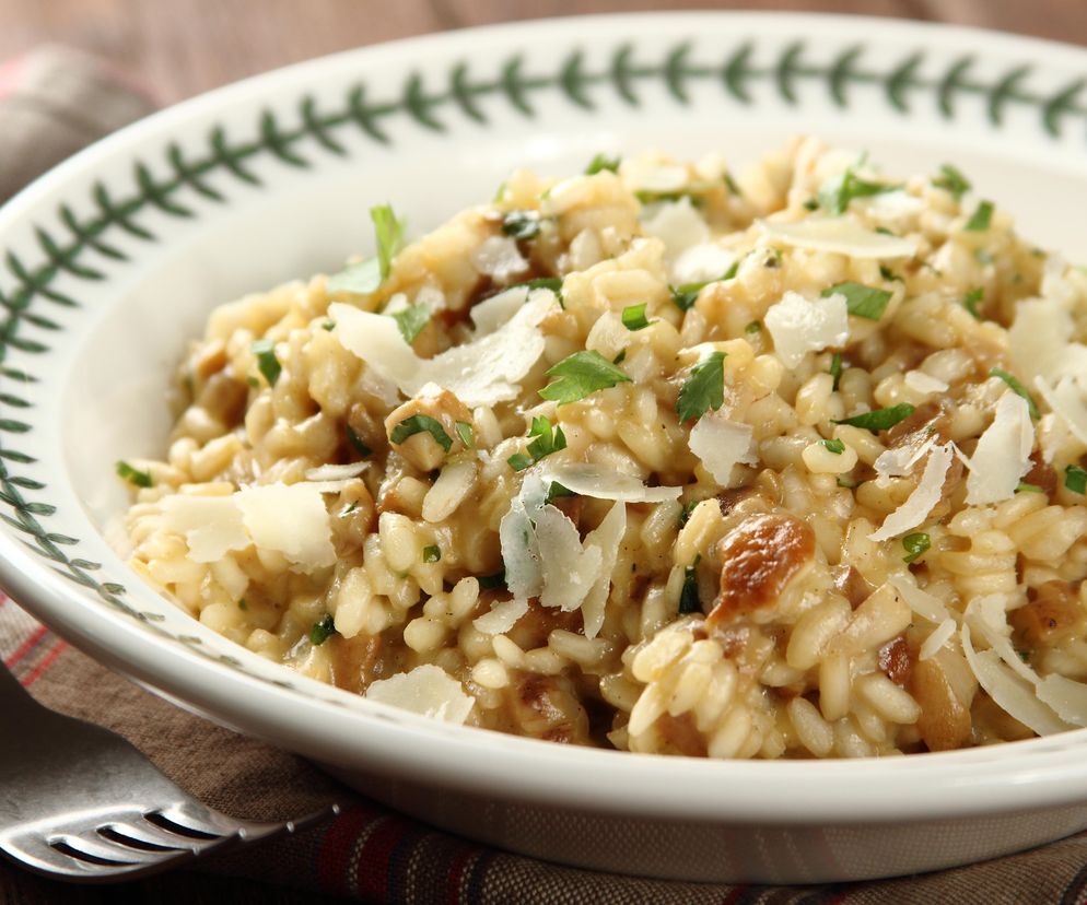 Jesienne risotto z grzybami leśnymi: przepis Pascala Brodnickiego