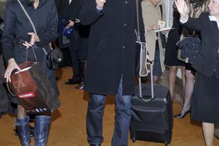 Mateusz Kusznierewicz z partnerką