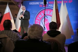 Grzegorz Braun w Lesznie