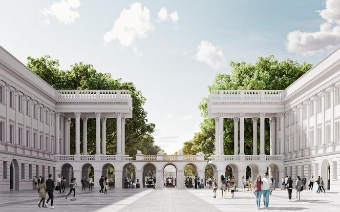 Odbudowa Pałacu Saskiego według FS&P ARCUS i Ingarden & Ewý