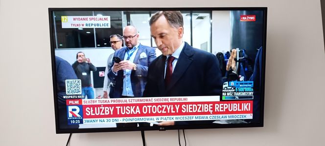 Zbigniew Ziobro w studio TV Republika