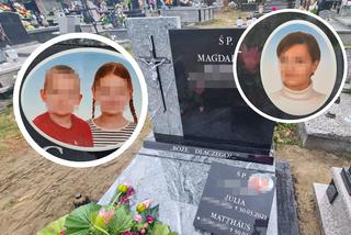 Zdjęcia Julki i Mateuszka na grobie matki, która ich zabiła. Poruszające słowa na mogile