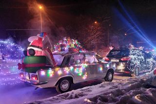 Świąteczne Samochody w Żorach